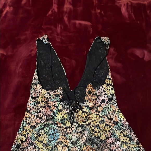 Free People Multicolor Backless Dress XS - Picture 3 of 6